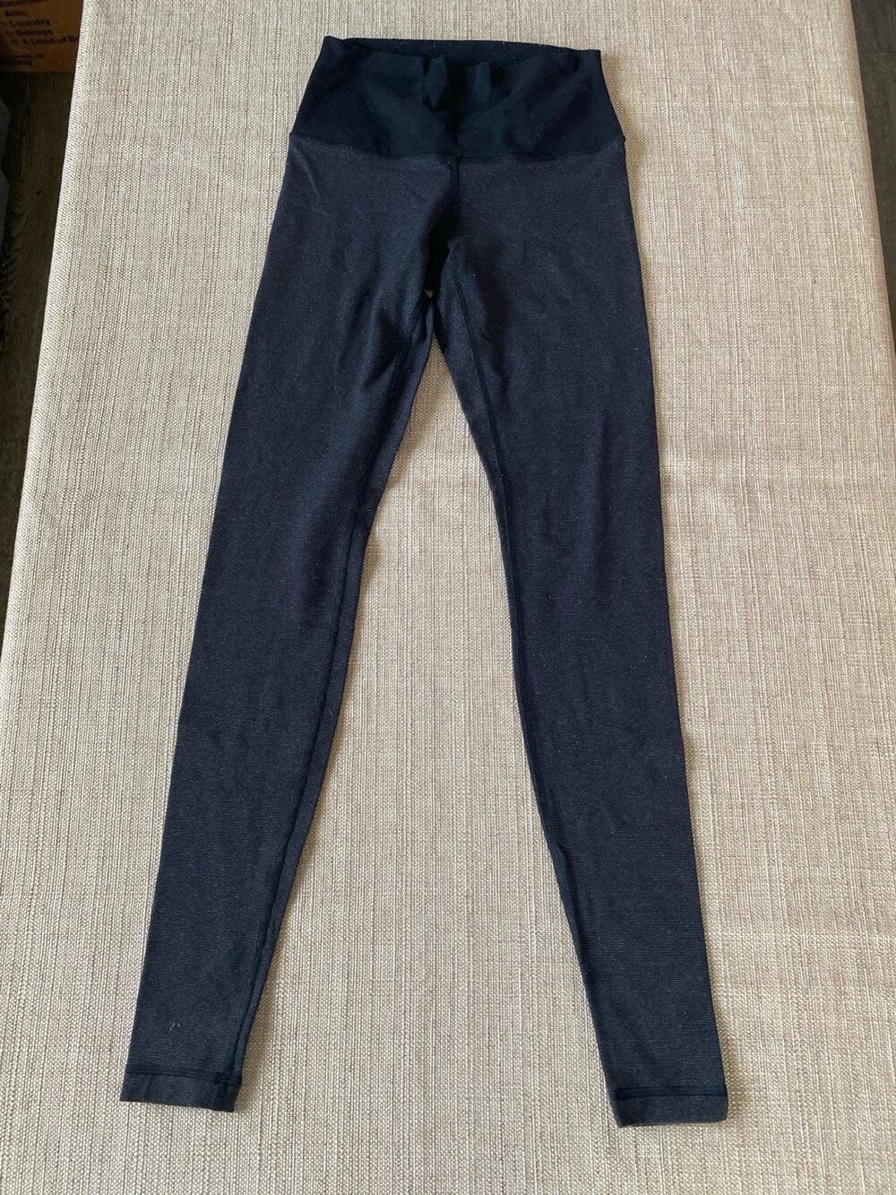 Lululemon Wunder Under High Rise Leggings Heathered Herringbone xs